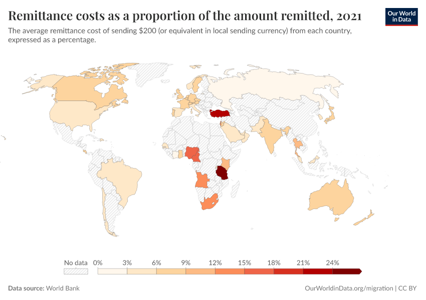 A thumbnail of the "Remittance costs as a proportion of the amount remitted" chart